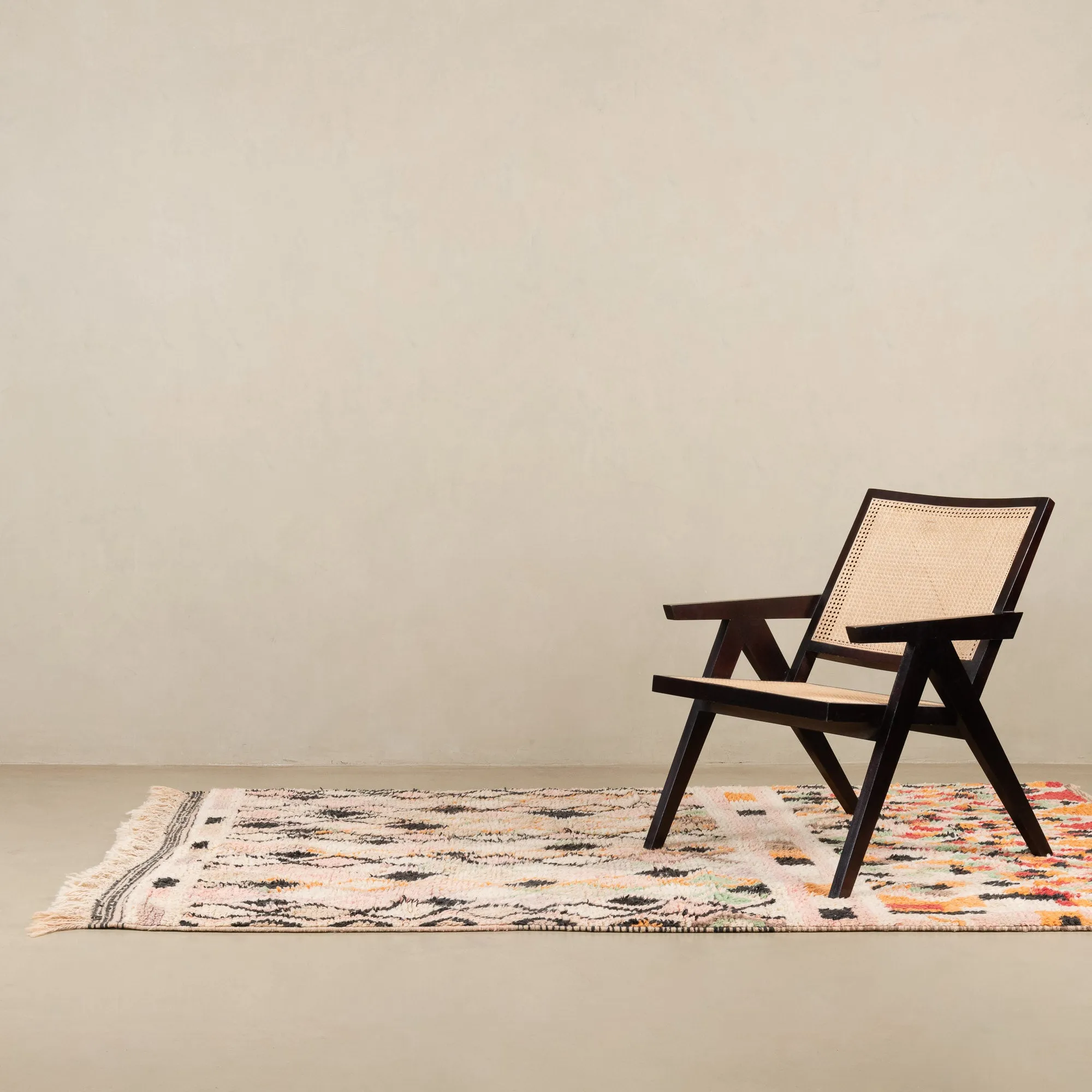 Rosa - vintage boujad rug