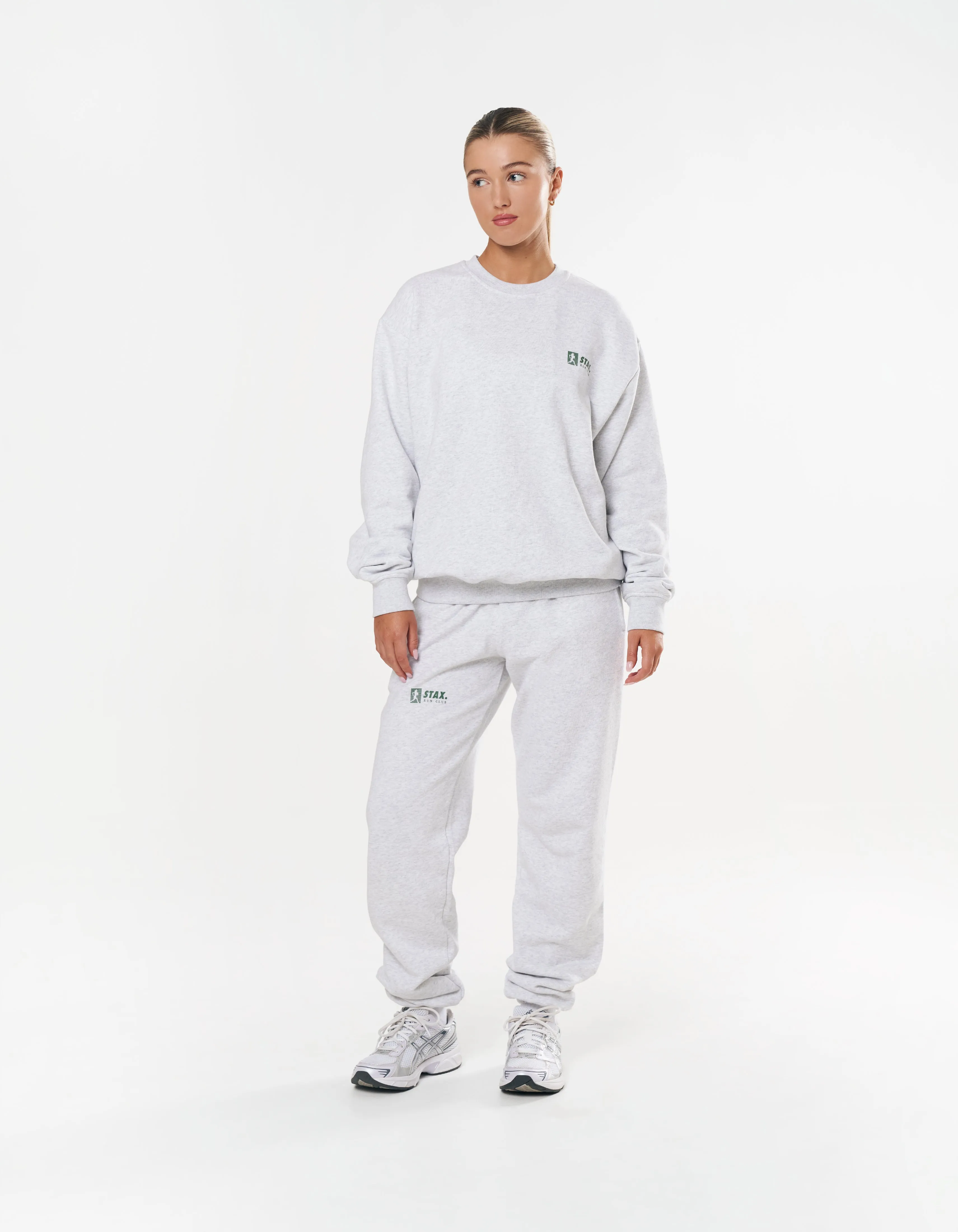 Run Club Crew - Grey Marle