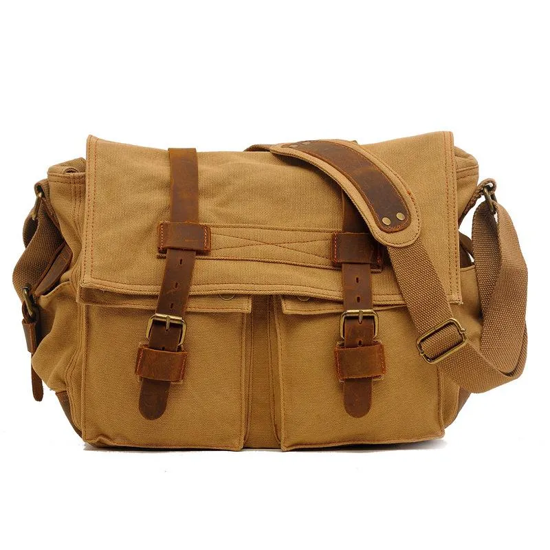 Sac Cartable Cuir Vintage