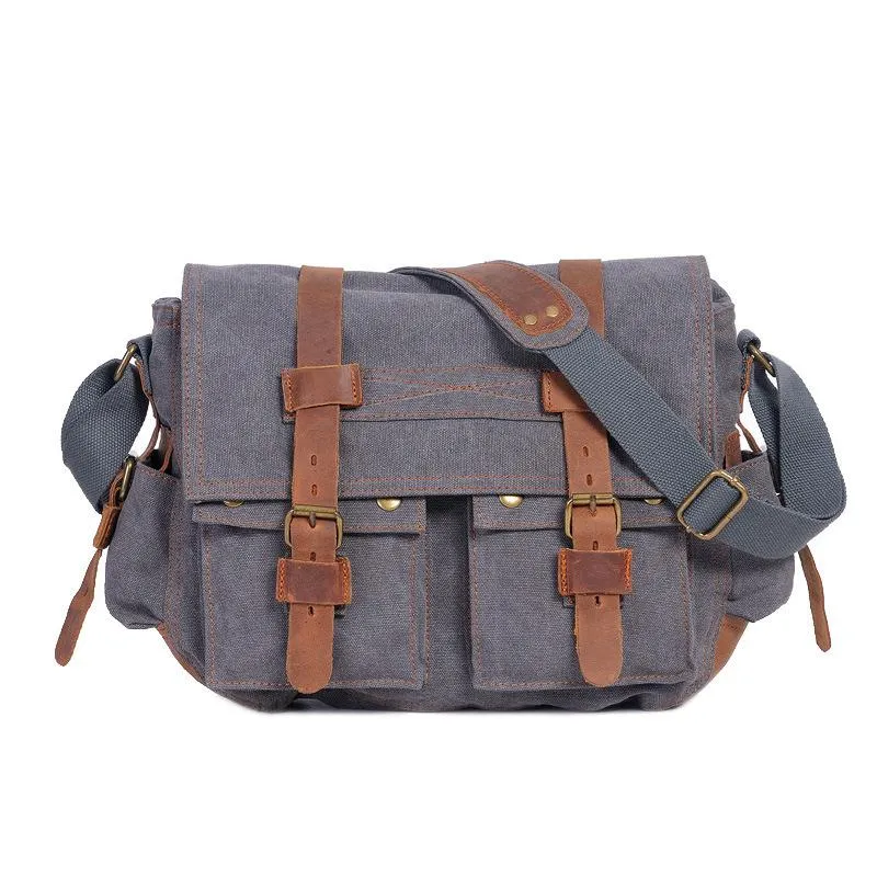 Sac Cartable Cuir Vintage