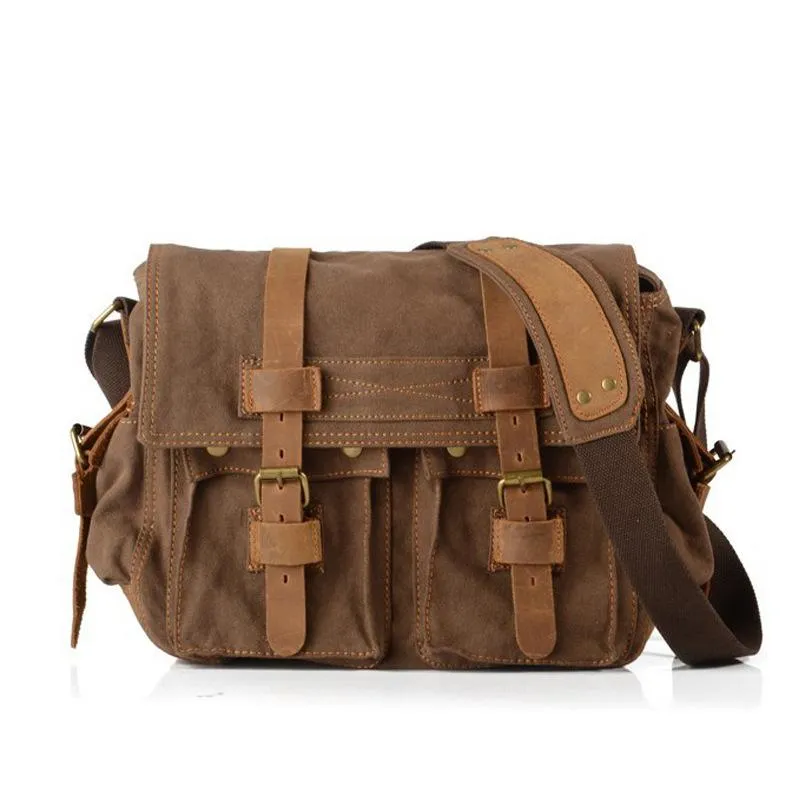 Sac Cartable Cuir Vintage