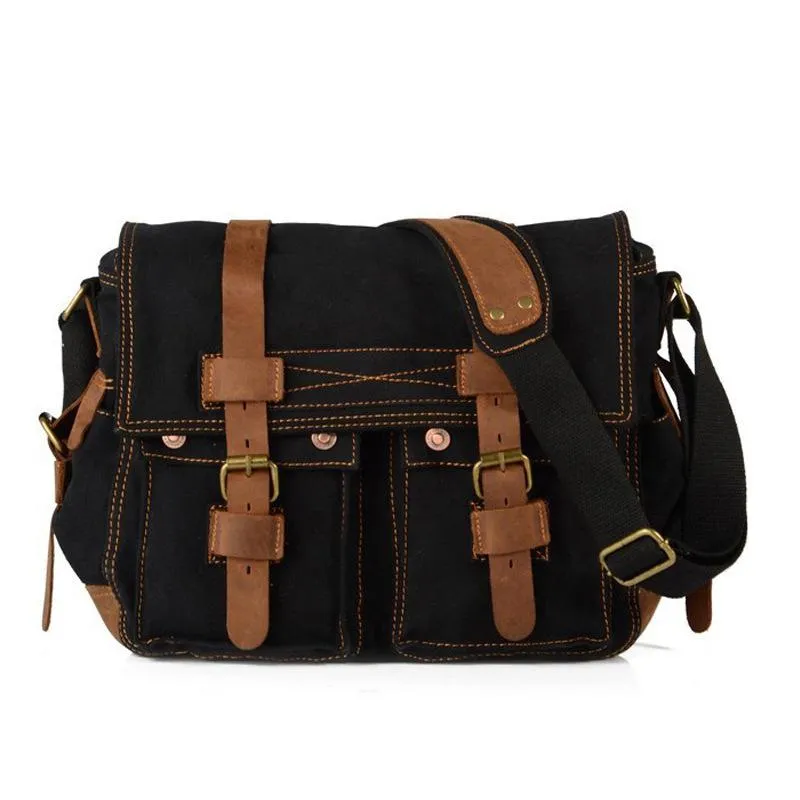 Sac Cartable Cuir Vintage