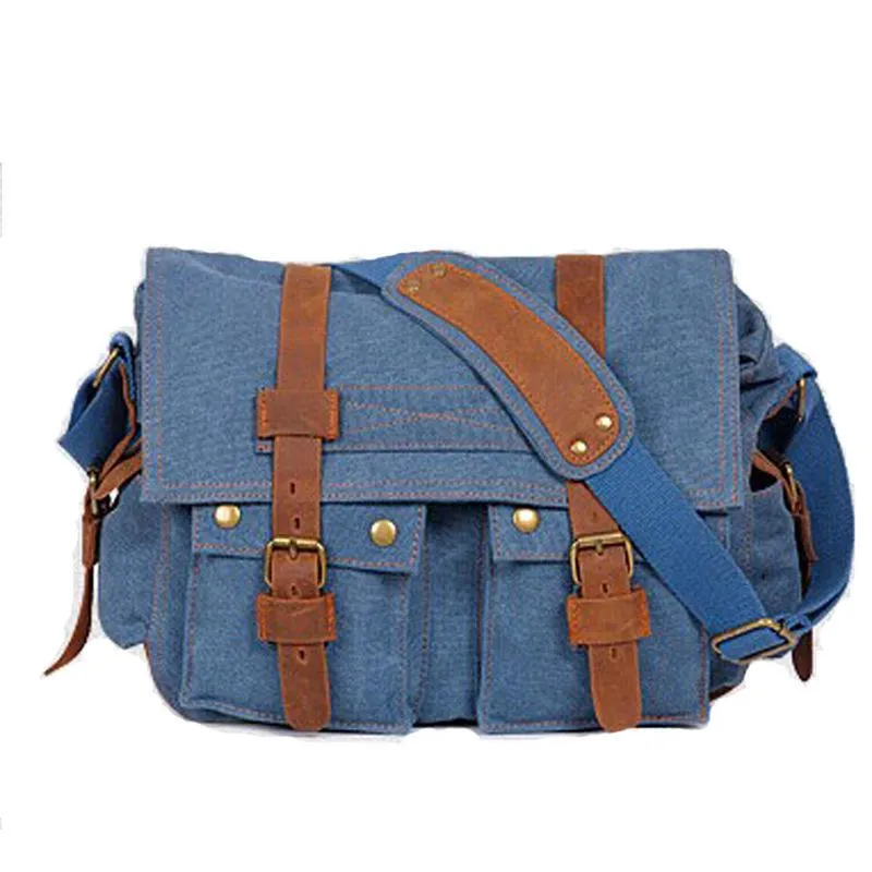 Sac Cartable Cuir Vintage