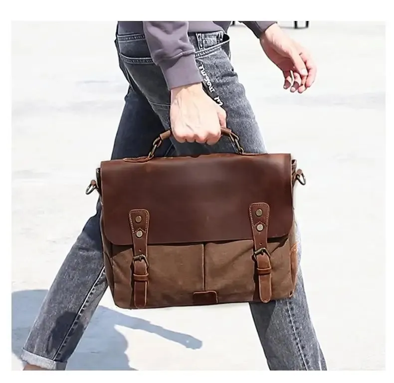 SAC MILITAIRE VINTAGE SOLIDE