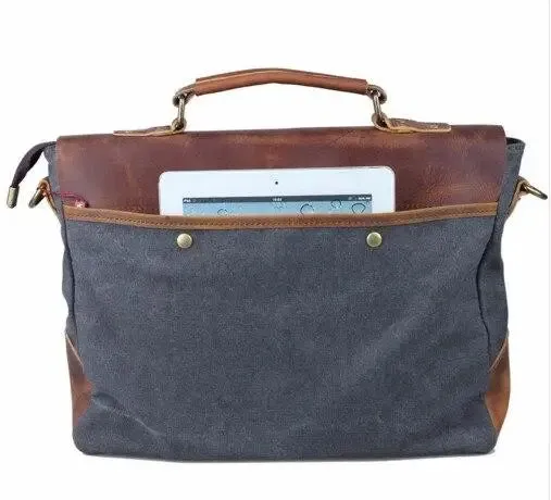 SAC MILITAIRE VINTAGE SOLIDE