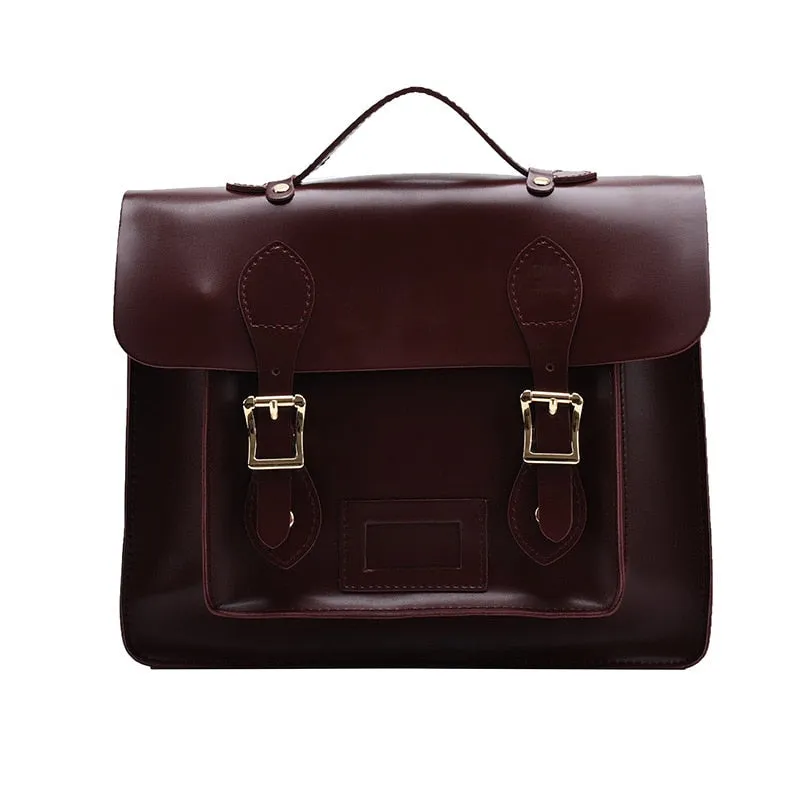 Sac Vintage Cartable Cuir