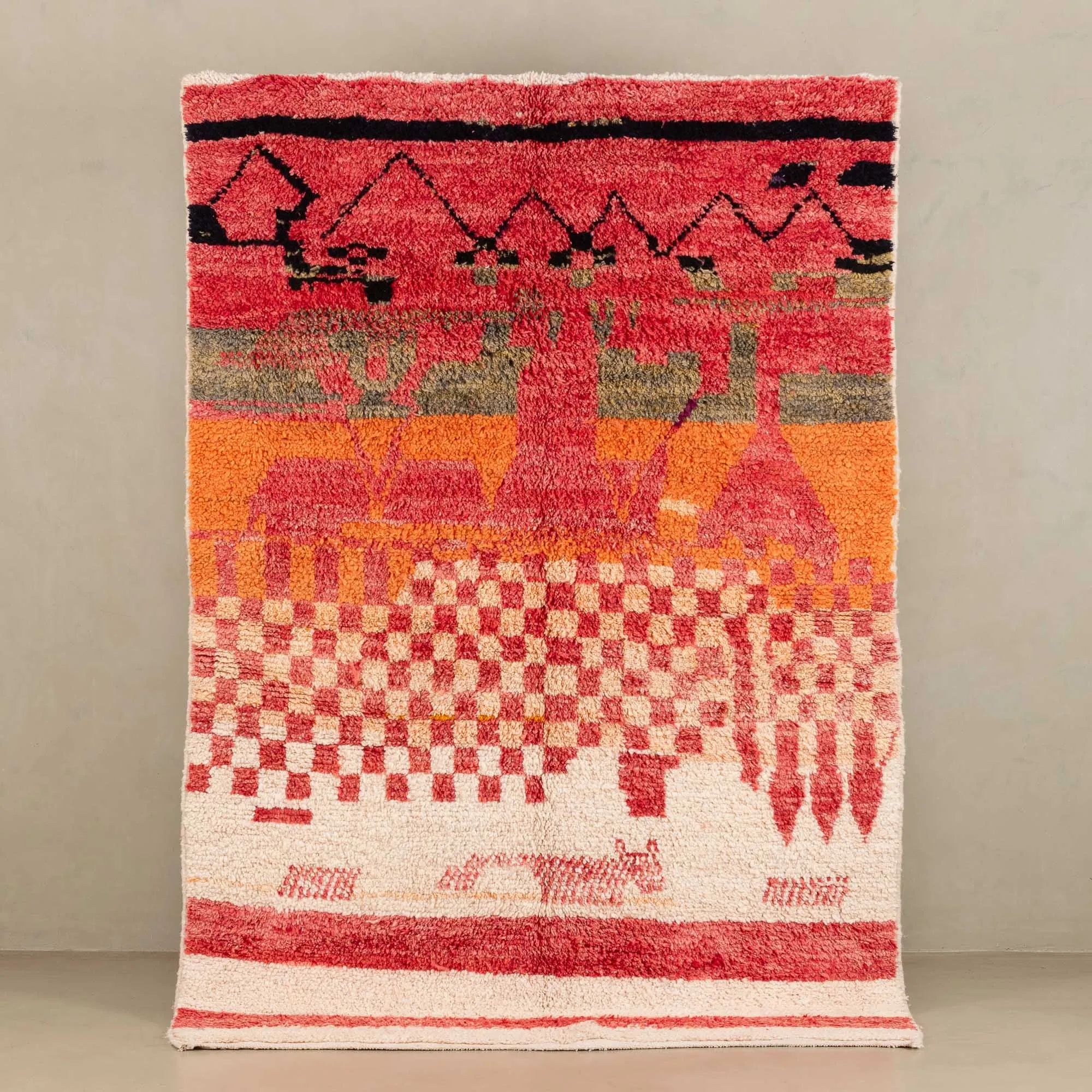 Sawda - vintage boujad rug