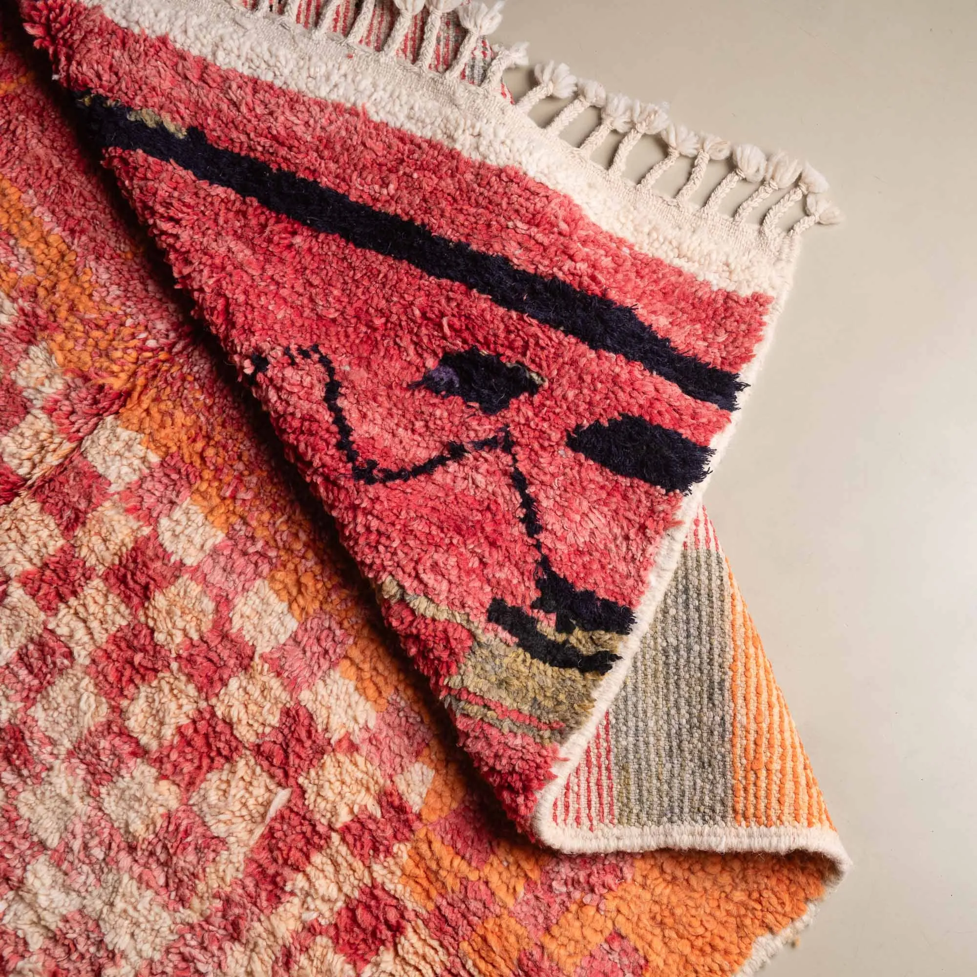 Sawda - vintage boujad rug