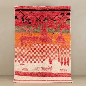 Sawda - vintage boujad rug