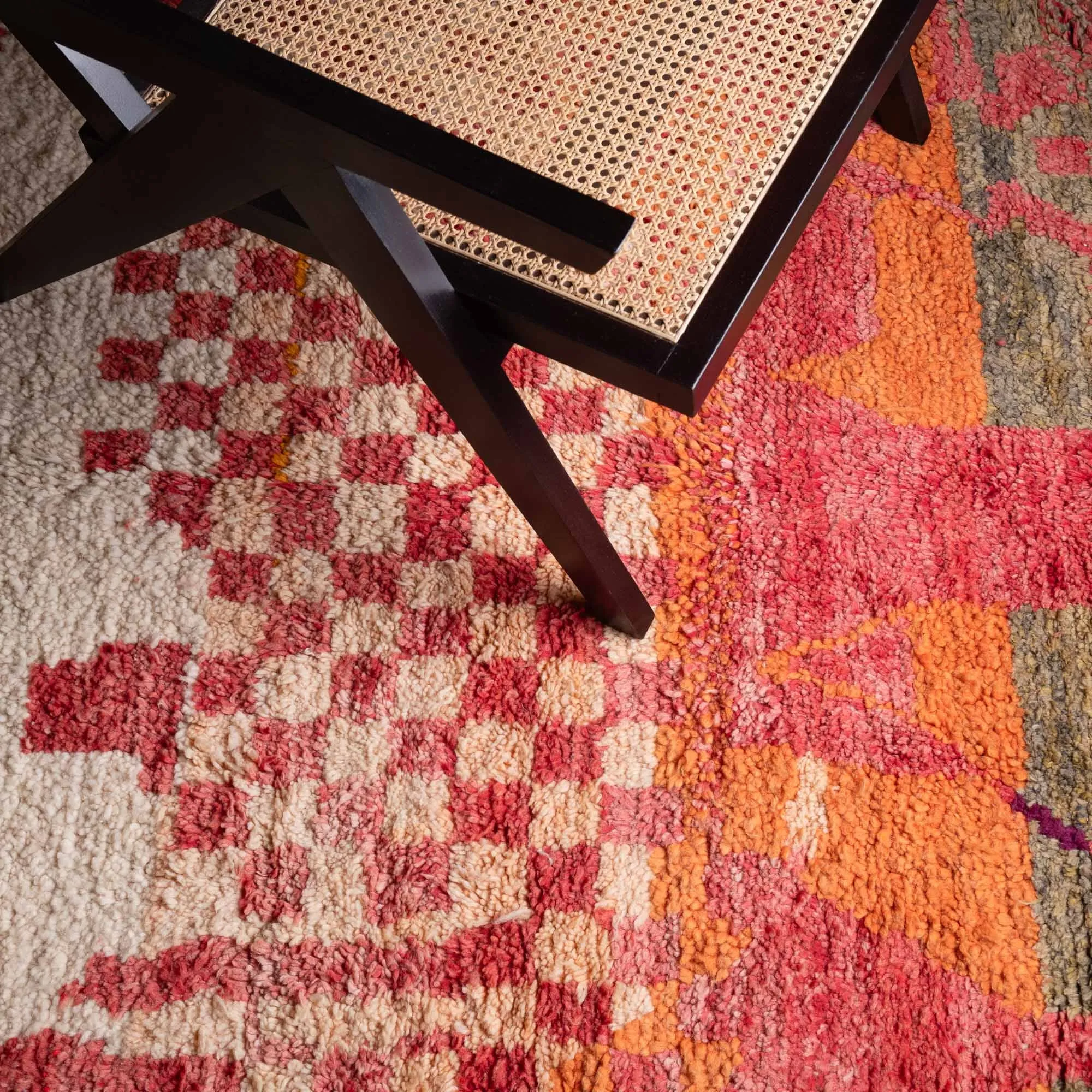 Sawda - vintage boujad rug