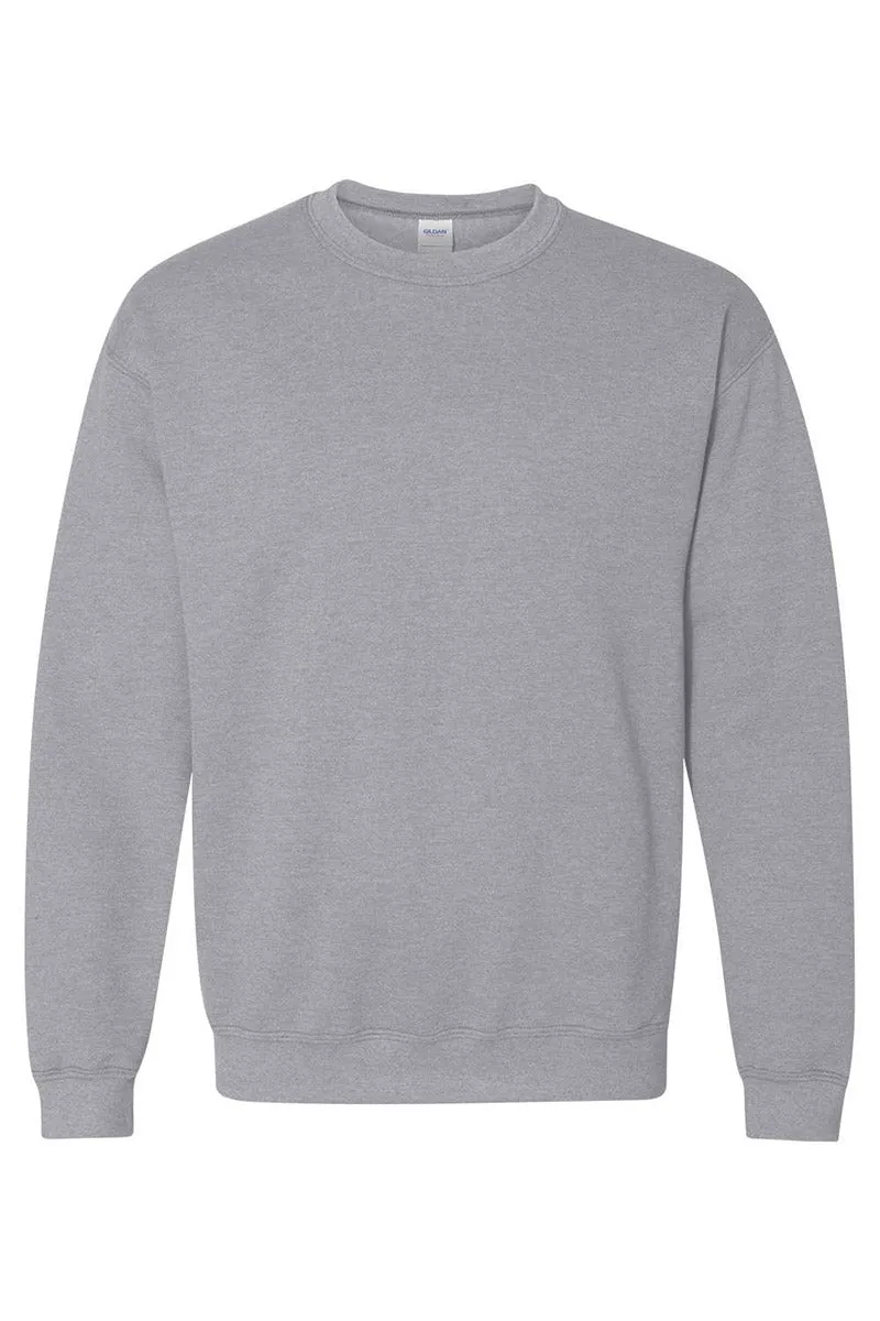 Sequin Orange Cheer Your Team Heavy-weight Crew Sweatshirt