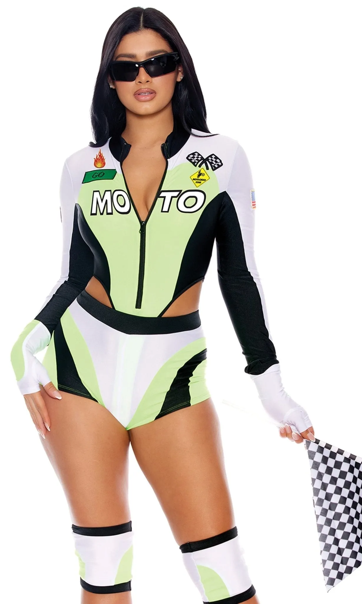 Sexy Motocross Racer Halloween Costume