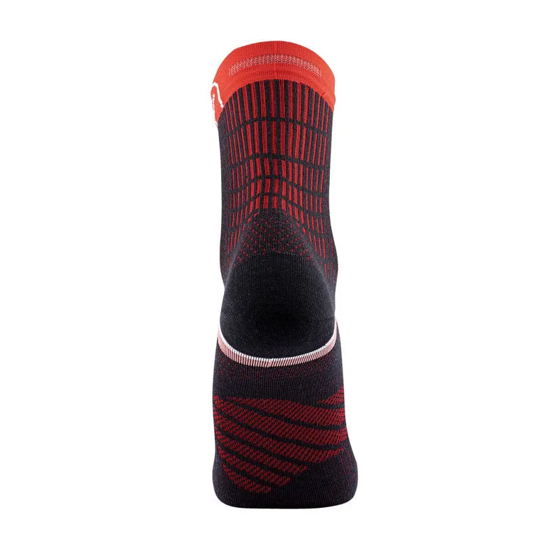 Sidas Winter Running Socks Black & Red