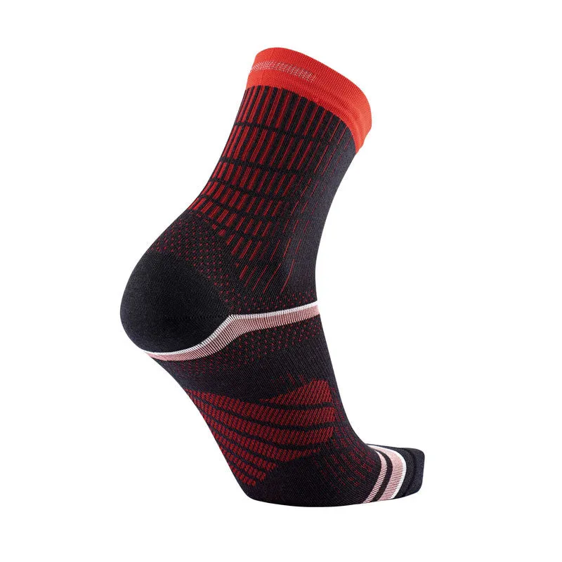 Sidas Winter Running Socks Black & Red