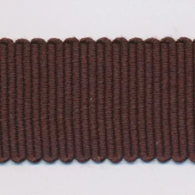Silk Grosgrain Ribbon #74 Smoke Brown