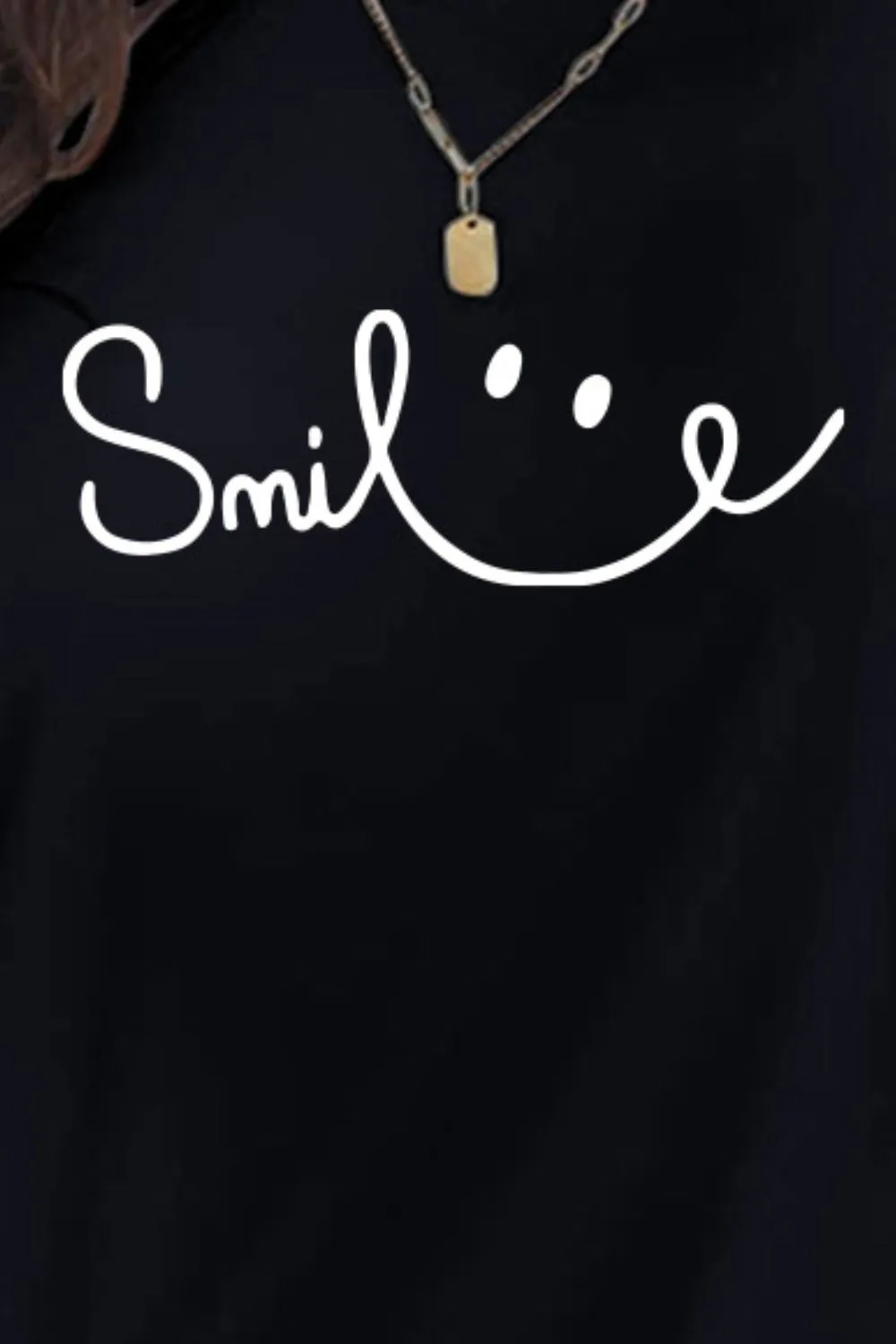 SMILE Round Neck Short Sleeve Tee (7 Colors)