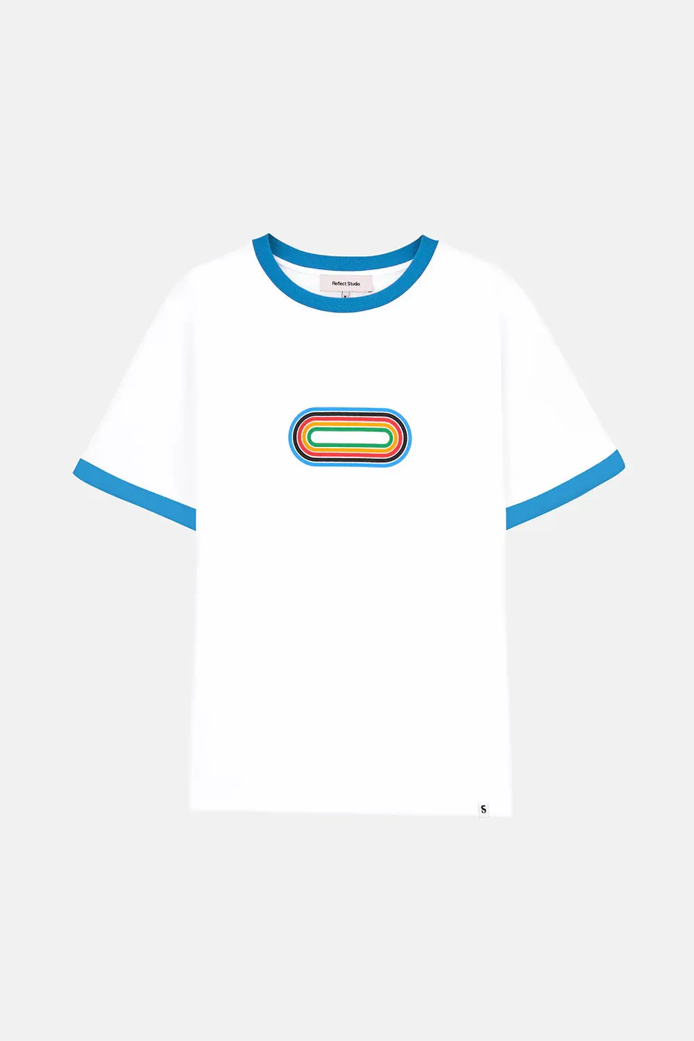 Socrates Tracks Crop T-shirt - White