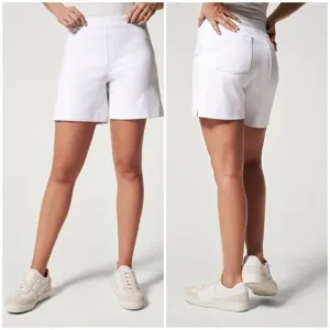 Spanx On-the-Go 6” Shorts with Ultimate Opacity Technology Shorts in White L