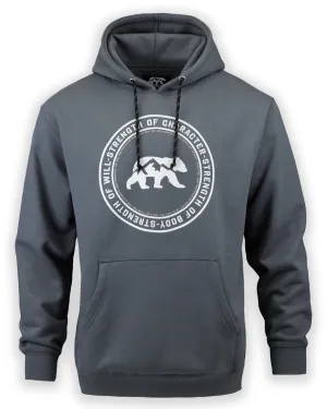 Strength Trio Premium Hoodie - Dusky Blue