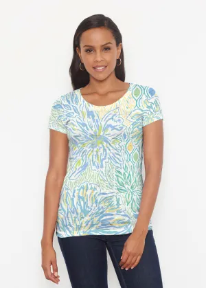 Summer Vibes (8069) ~ Short Sleeve Scoop Shirt