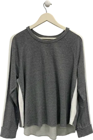 Sundry Grey Long Sleeve Top UK M