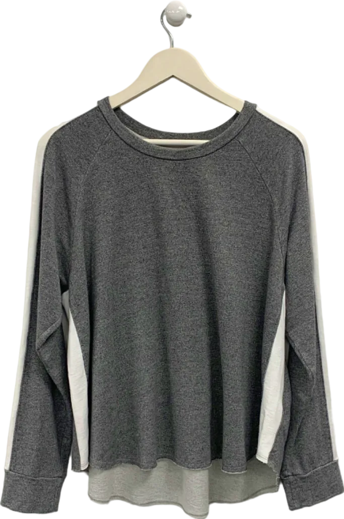 Sundry Grey Long Sleeve Top UK M