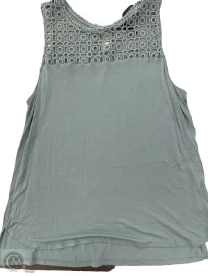 Tank Top By H&m In Green, Size: L