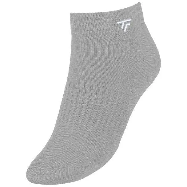 Tecnifibre Low Cut Badminton Socks (3 Pack) - Silver