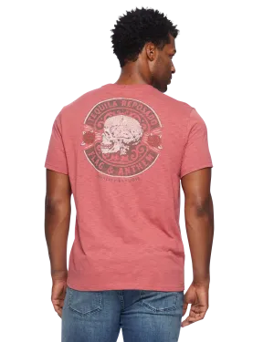 TEQUILA REPOSADO SKULL ROSES SLUB TEE