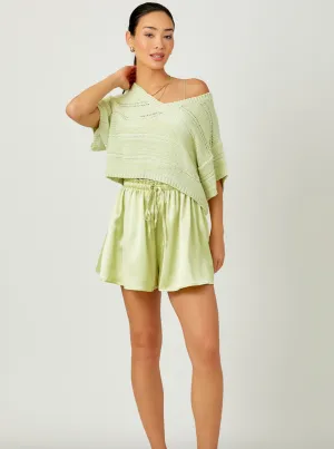 The Samantha Relaxed Short Sleeve Sweater