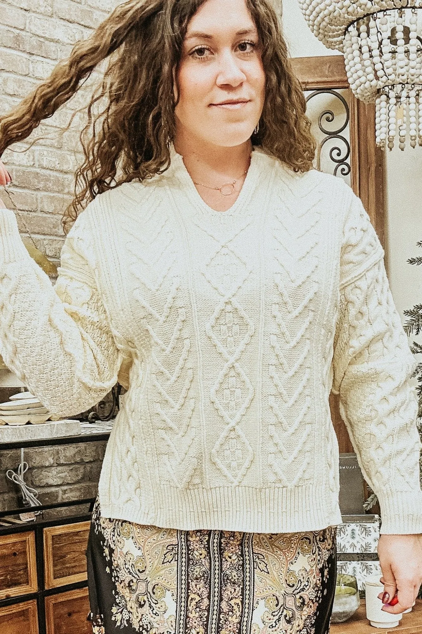 Thora Collared Knit Sweater
