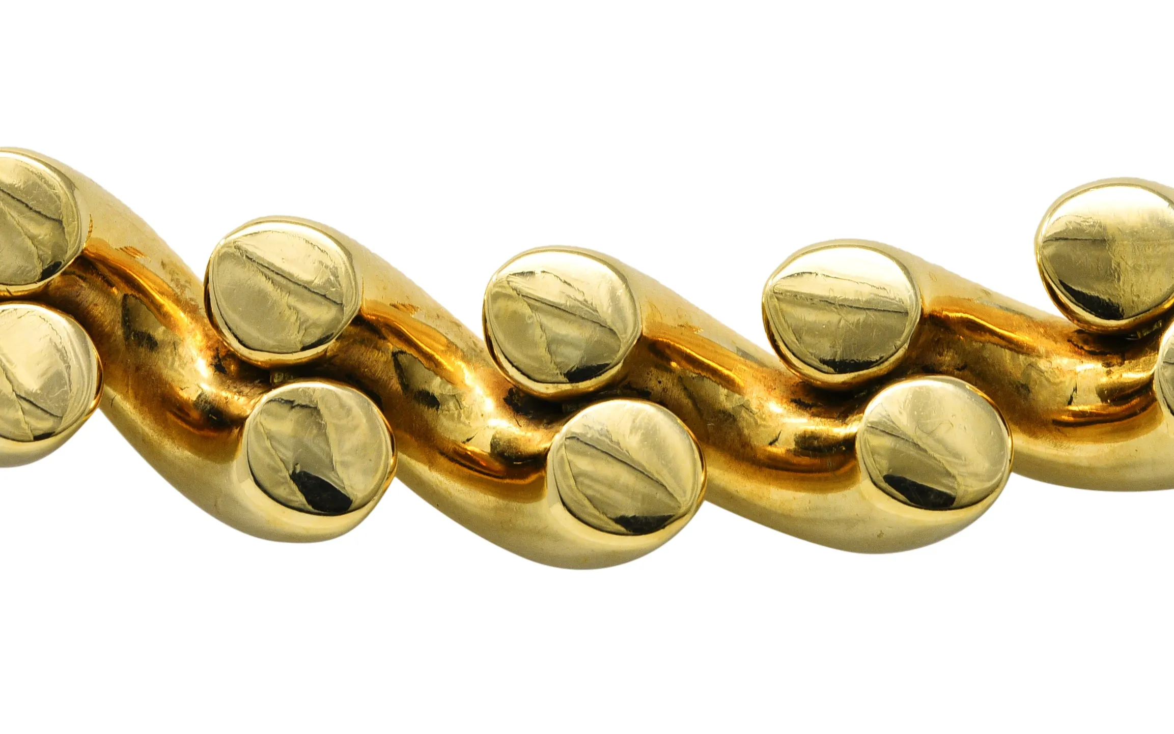 Tiffany & Co. 1960's Modernist 14 Karat Yellow Gold Twist Link Vintage Chain Necklace