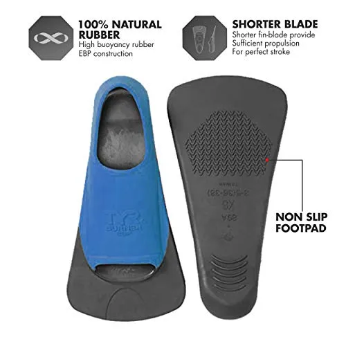 TYR 1801020 Ebp Burner Fin Swim Equipments & Accessories X-Large (Blue)
