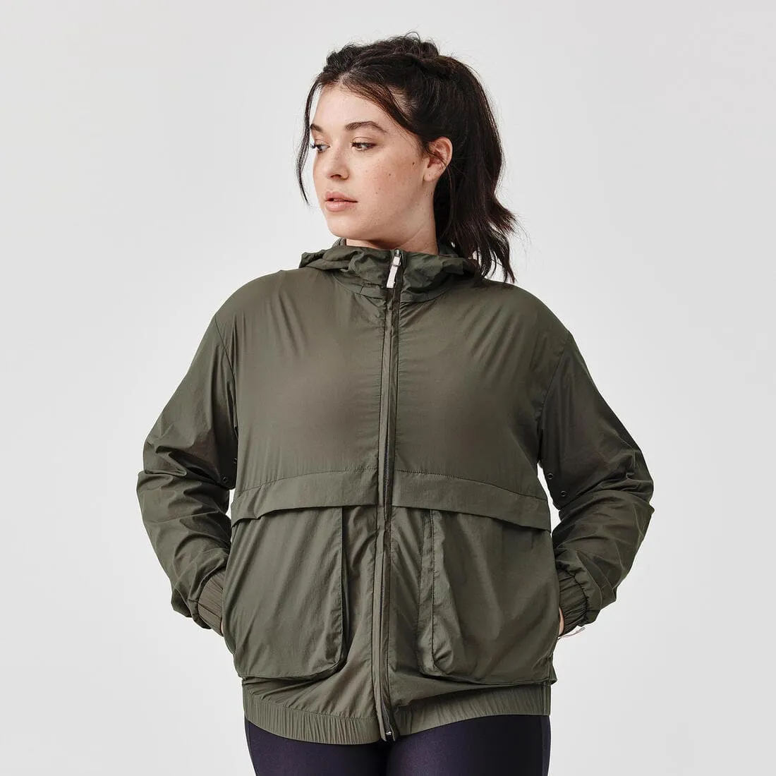 Veste coupe-vent de running Femme - KIPRUN Run 500 Wind