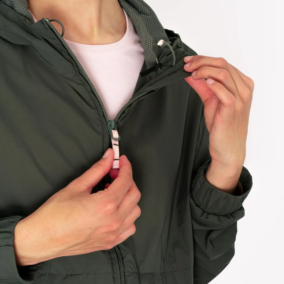 Veste coupe-vent de running Femme - KIPRUN Run 500 Wind