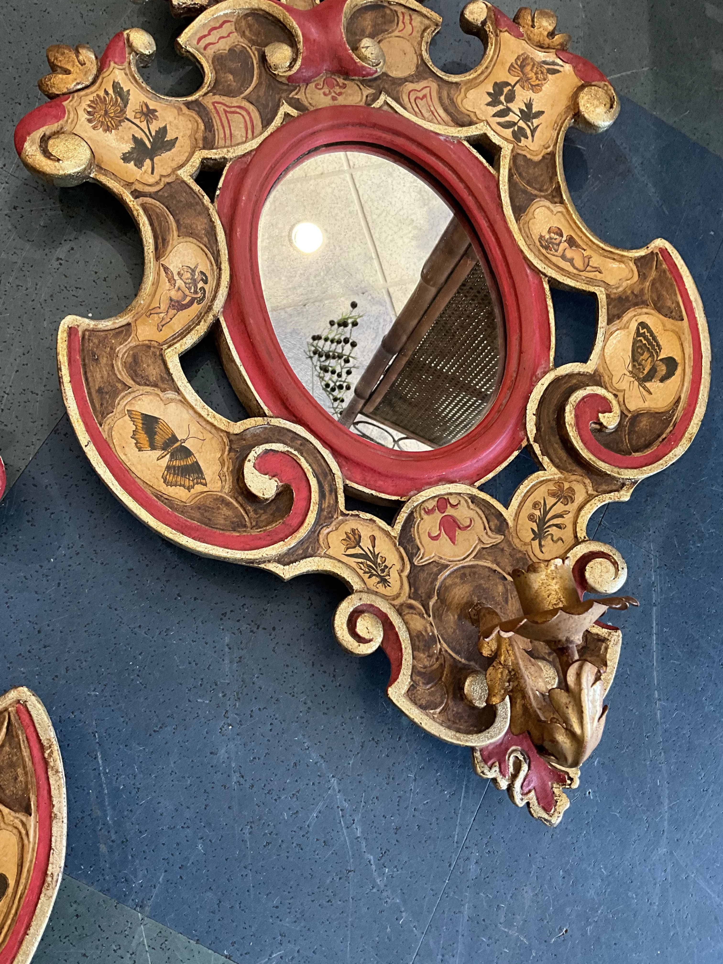 Vintage 1968 Italian Wall Sconces