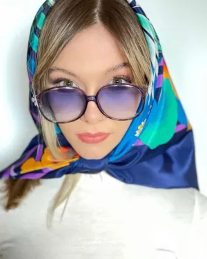 Vintage Blue Sunglasses
