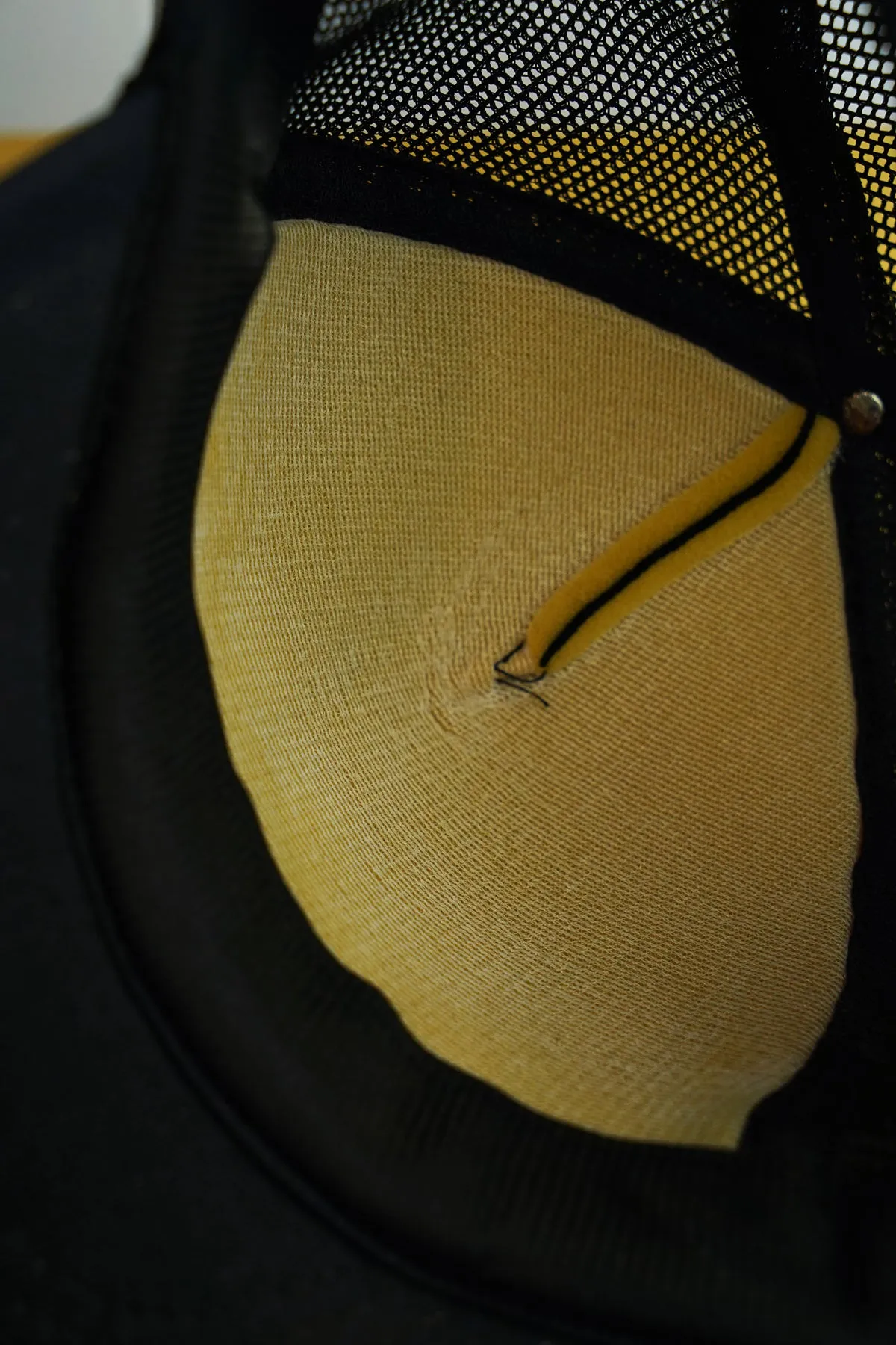 Vintage Cap - SNAFU Black Trucker Hat