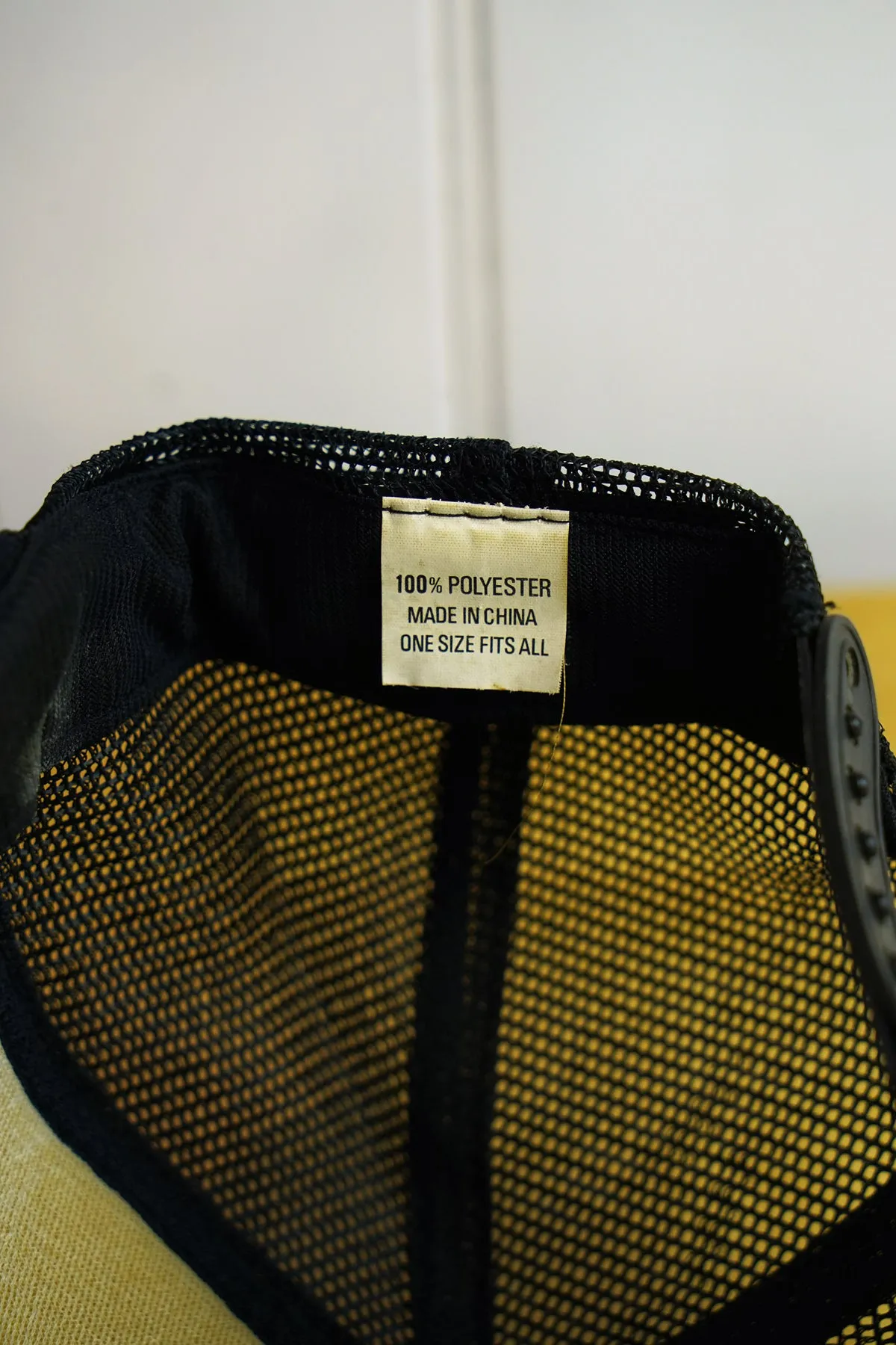 Vintage Cap - SNAFU Black Trucker Hat