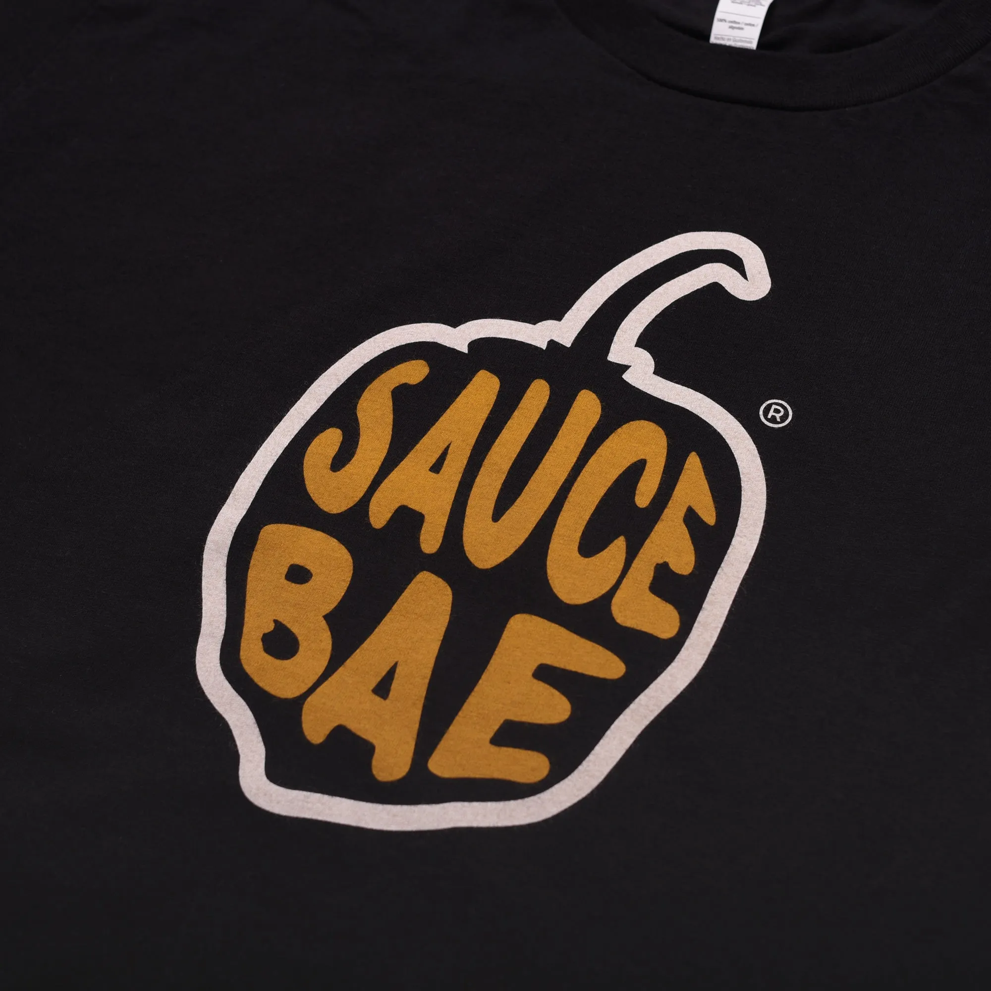 Vintage Logo Black Tee