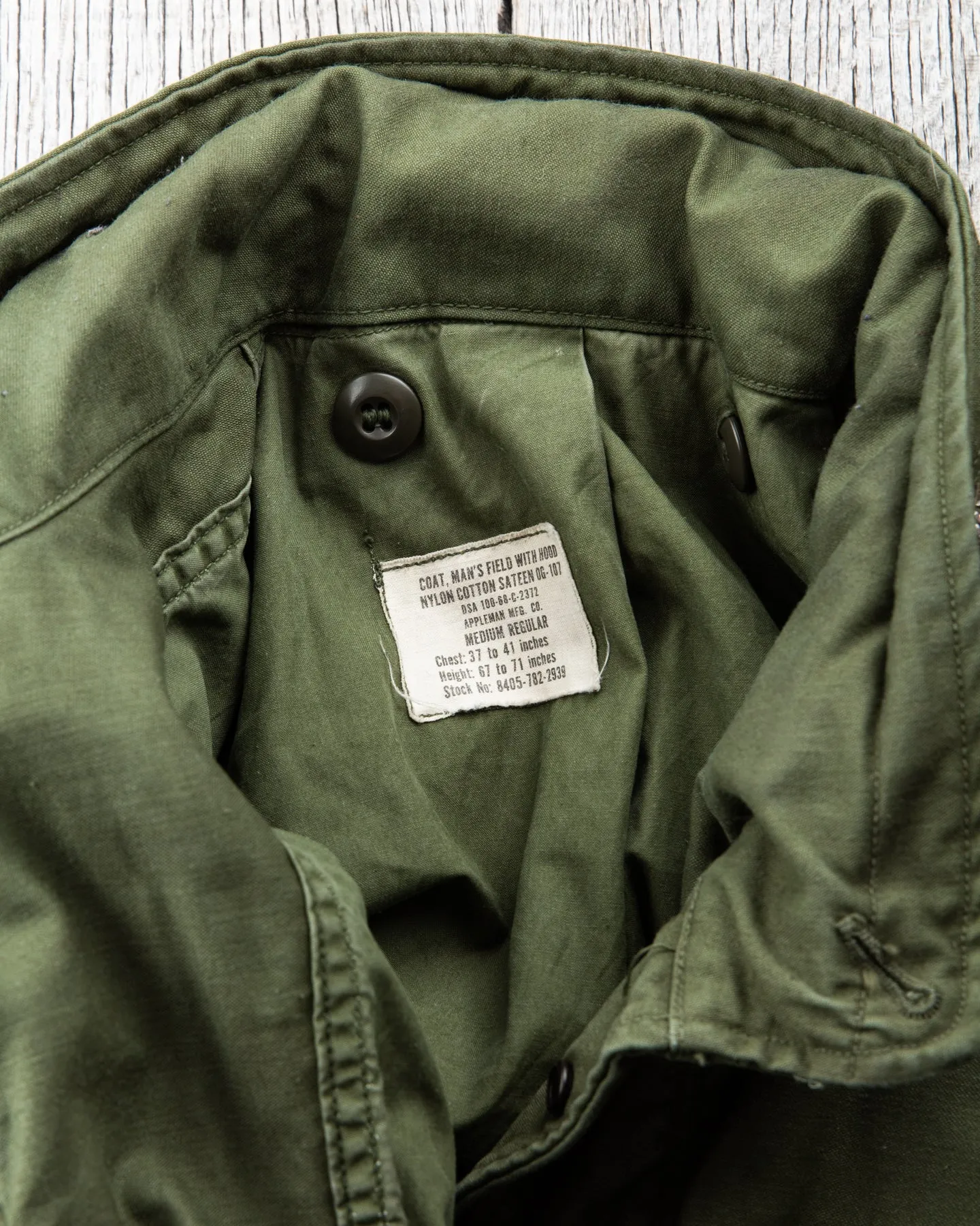 Vintage M-65 1968 US Army Field Jacket Medium Regular