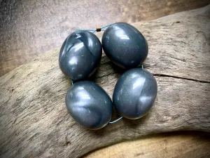 Vintage Moon-Glow Lucite Bead Strand