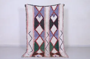 Vintage Moroccan Rug - Handwoven Wool 4.5 x 7.7 Feet