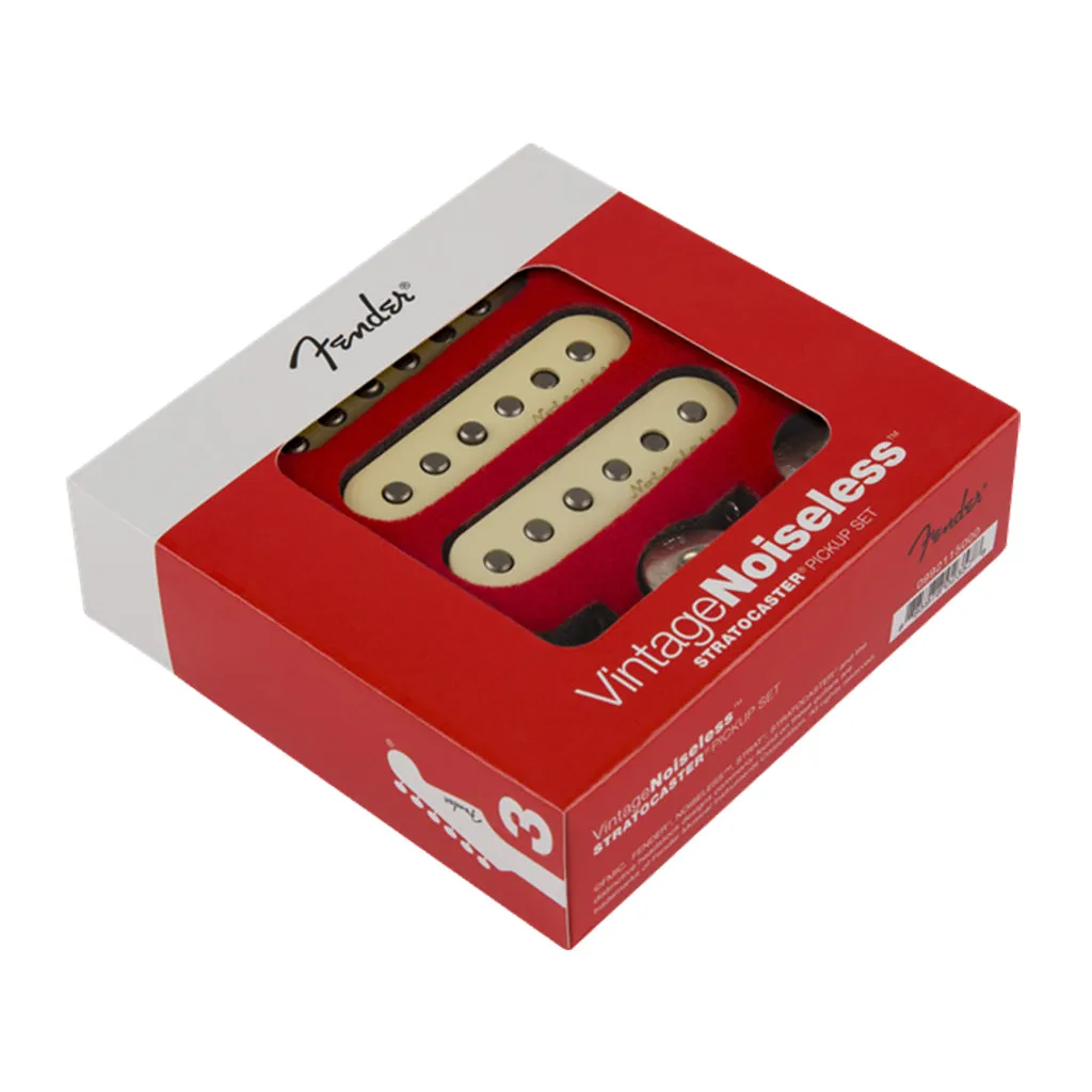 Vintage Noiseless™ Strat® Pickups, (3), Aged White
