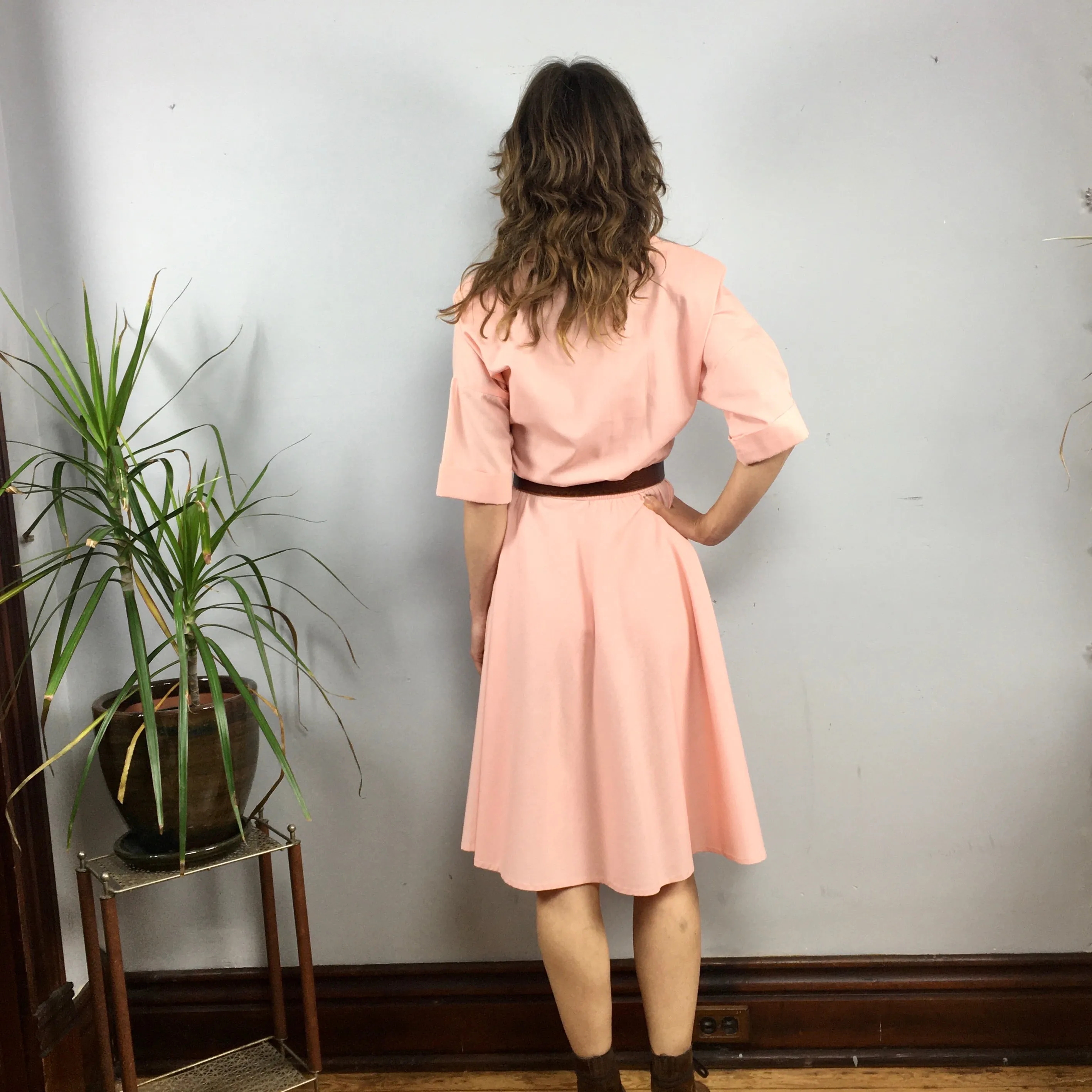 Vintage retro Peachy dress by The American Shirt Dress // size 8