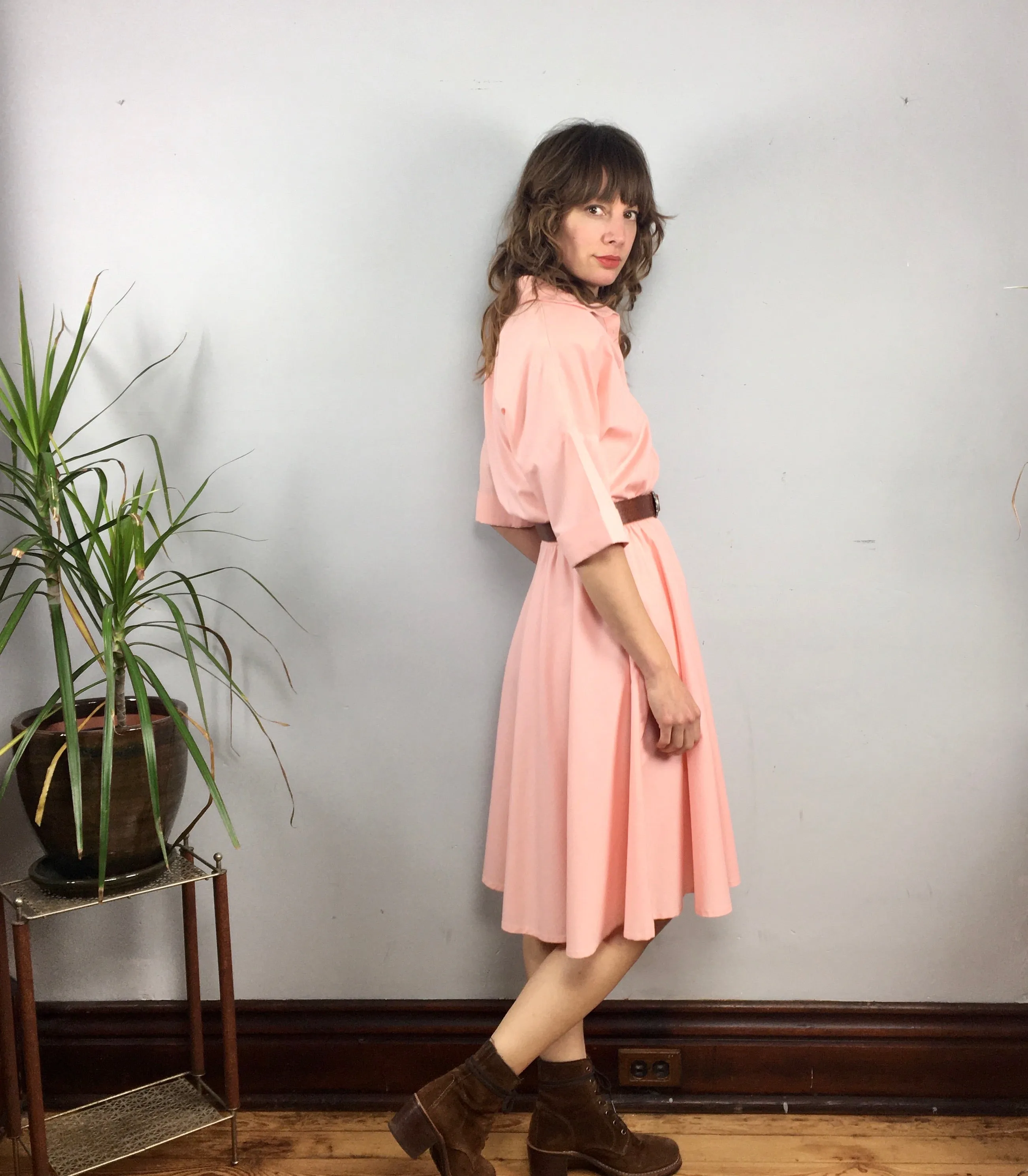 Vintage retro Peachy dress by The American Shirt Dress // size 8