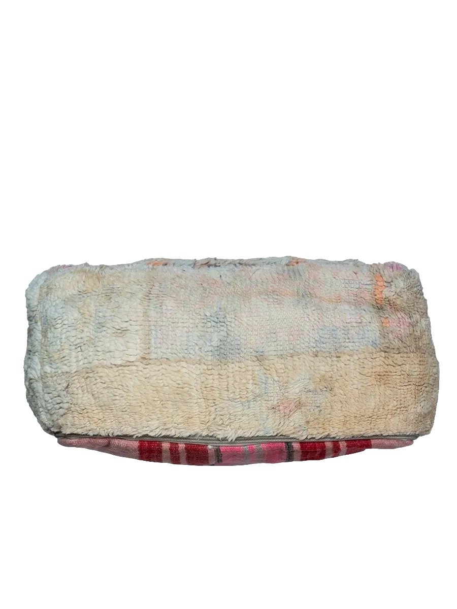 Vintage Rommani Pouf - Faded Pastel