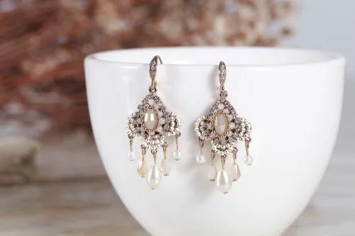 Vintage style deluxe crystal drops