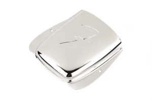 Vintage-Style Jazz Bass® "F" Bridge Cover, Chrome - Genuine Fender®
