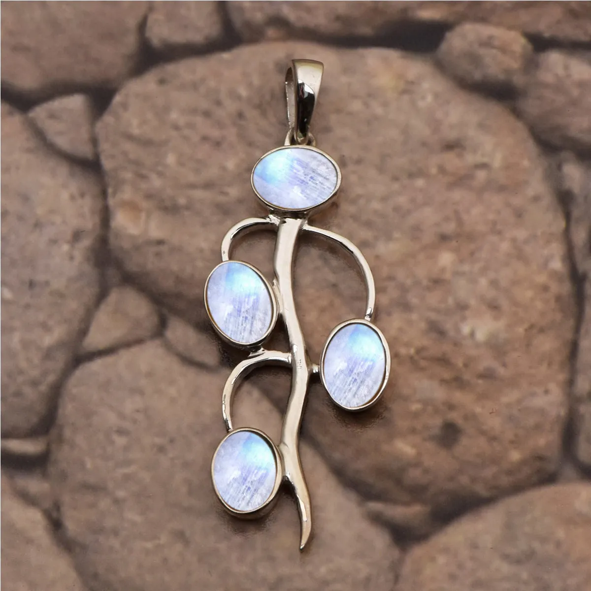 Vintage Style Multi Choice Gemstone Pendant